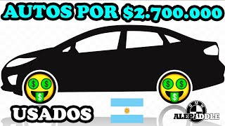 Los mejores AUTOS USADOS por 2700000 🤑 Mercado Libre ARGENTINA [upl. by Beeck]