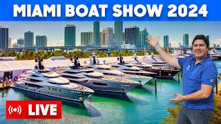 🎥 YachtBuyer LIVE from the Miami Boat Show [upl. by Davenport]