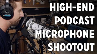 Podcasters High Quality Microphone Shootout  Heil PR40 Shure SM7B Telefunken M82 [upl. by Tarah]