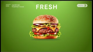 Sizzling Burger Animation A Mouthwatering Delight [upl. by Amis]