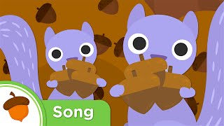 We Love Acorns  Cute Squirrels  Kids Song from Treetop Family  Super Simple Songs [upl. by Freda]