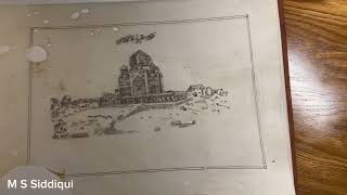 Monuments of Delhi  A rare album consists of sketches on parchments [upl. by Entsirhc]