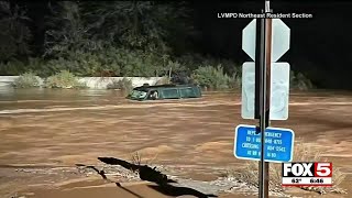 FOX5 Surprise Squad helps man who had to be rescued during flash flood [upl. by Kermy]