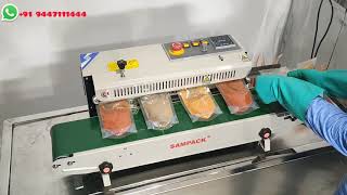 Band Sealer Machine Sampack Sealing Machine Pouch Sealing Machine [upl. by Zinn]