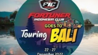 FORTUNER INDONESIA CLUB  TOUR DE BALI 2022 FULL VERSION [upl. by Oisor]