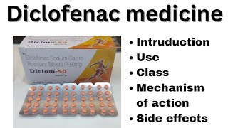 Diclofenac Sodium Tablets Ip 50mg  Diclofenac Pain Killer tablets joint pain muscle pain uses [upl. by Nsaj]