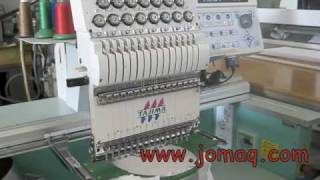 Tajima TEHXC 1501  Embroidering Machine wwwjomaqcom [upl. by Ailemor]