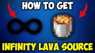 How to Get INFINITY LAVA SOURCE in Minecraft 1213 [upl. by Farl]