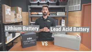 Lithium vs AGM Batteries Whats Best For OffGrid Solar Power Systems Comparison amp Breakdown [upl. by Mcdowell]