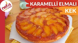 LEZZETİ İLE ŞAŞIRTACAK 😲 Karamelli Elmalı Kek Tarifi [upl. by Trilly]