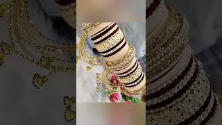 Beautiful Bangles Design 💥bangleset banglesdesignforwedding bangles trendingstyle youtubeshorts [upl. by Ajnek296]