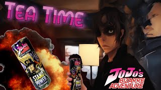 Tea Time JoJo Bizarre Adventure Stardust Crusaders Energy Drink [upl. by Licht]