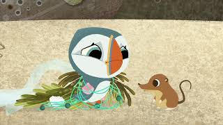 Puffin Rock Sing  Along Puffin Rock and the New Friends Theme Song [upl. by Danella756]