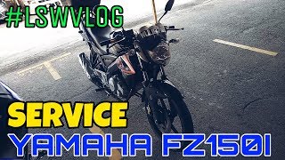 260 CARA SERVICE YAMAHA FZ150I LSWvlog [upl. by Llemaj692]