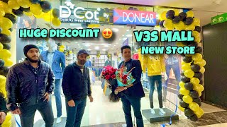 V3S Mall 😍 Huge DISCOUNT On Clothes 🔥 Dcot Donear New Shop Opening  Laxmi Nagar Delhi Shopping [upl. by Dleifyar301]