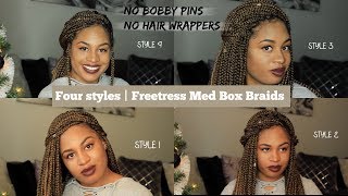 Crochet Box Braids TT27  4 Styles [upl. by Nnylrebma833]