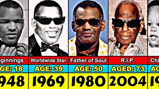 Ray Charles Transformation From 0 to 73 Year Old [upl. by Eehsar]