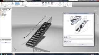 Autodesk Inventor iLogic Stair 20 [upl. by Moonier57]