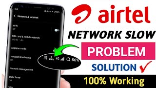 Airtel Network Problem  Airtel Network Blank Problem  Sim Card Not Showing  No Service Problem [upl. by Alanson758]