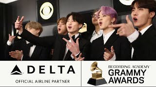 BTS At 2019 GRAMMYs  Funny Moments [upl. by Otilegna17]