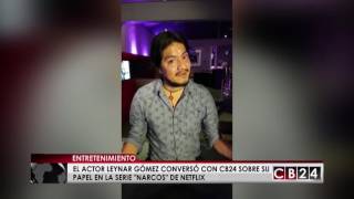 Entrevista Leynar Gómez actor costarricense que participa en serie quotNarcosquot de Netflix [upl. by Grevera31]