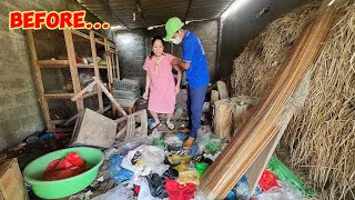 HELP Girl Gets Unwanted Pregnant Transform Abandoned GARBAGE House Into Safe Haven  FREE 100 [upl. by Marsha]