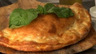 Mozzarella amp Ricotta Calzone Recipe  Cooking Italian Style [upl. by Hukill988]