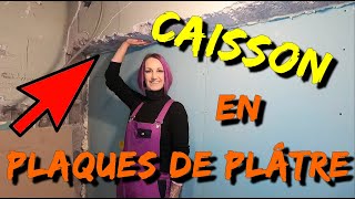 TUTODIY  Comment faire facilement un coffre en plaques de plâtre [upl. by Durnan101]