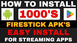 BRAND NEW way to INSTALL 1000S of FIRESTICK amp FIRE TV APPS 2023 UPDATE [upl. by Yatnuahs]