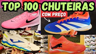 NOVAS CHUTEIRAS FUTSAL CAMPO E SOCIETY 2024 LOJAS NIKE ADIDAS E CENTAURO‼ SERÁ QUE TEM PROMOÇÃO❓👀🙏 [upl. by Hobey]