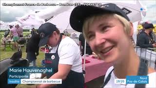 France 3  Championnat de France de Barbecue  Lille  PORKETTO [upl. by Kehsihba]