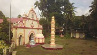 Ravalnath Temple keripedne Goa areal view [upl. by Narud]