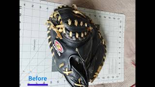 Easton Catchers Mitt Relace [upl. by Doley661]