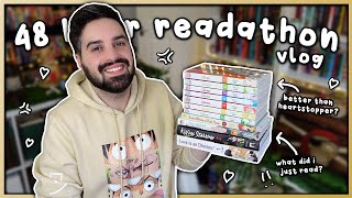 A 48Hour Readathon Reading Vlog 💕 Is GIVEN Better Than HEARTSTOPPER [upl. by Aicad]