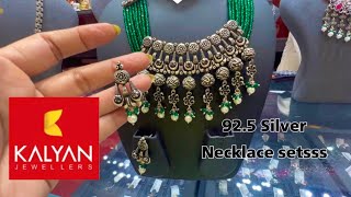 Kalyan Jewellers 925 Silver Necklace Set Designs With PriceSilver JewelleryBengaluru Deeya [upl. by Egin903]