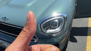 MINI Countryman  How to Open Hood [upl. by Esiole]