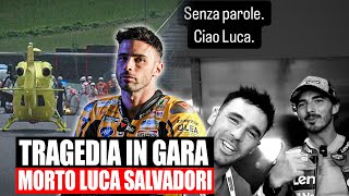 È morto Luca Salvadori pilota Italiano incidente fatale in gara Il ricordo di Bagnaia [upl. by Annotahs508]