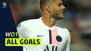 Goals compilation  Week 1  Ligue 1 Uber Eats  20212022 [upl. by Lledniw]