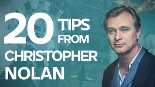 20 Screenwriting Tips from Christopher Nolan [upl. by Jeramey]