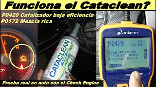 Funciona el liquido para Limpiar el catalizador prueba real en auto con codigo P0420 Y P0172 [upl. by Eetak297]