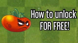 How to unlock Ultomato for FREE  WORKING 2024  Plants vs Zombies 2 [upl. by Atnauq825]