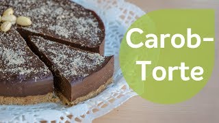 CarobSchokoTorte  Vegane Rezepte  Glutenfrei [upl. by Aloel375]