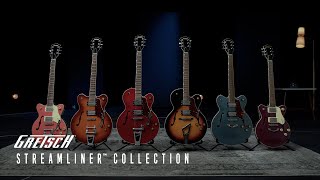 Introducing the allnew Streamliner Hollow Body and Center Block Models  Gretsch Guitars [upl. by Neevan]