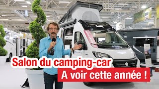 Salon des Véhicules de Loisirs 2021  les campingcars fourgons et van à voir cette année [upl. by Niamjneb]