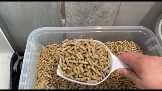 How To Make A Wood Pellet Cat Litter Scoop [upl. by Ecinna]