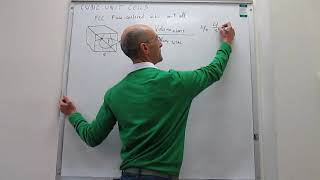 Facecentered cubic unit cell packing efficiency [upl. by Tirrej]