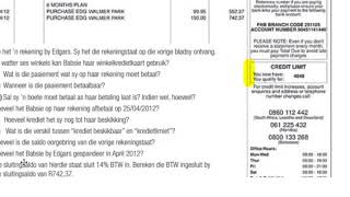 Rekeningstaat Wiskunde Geletterdheid [upl. by Anecusa]