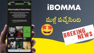 ibomma మళ్లీ వచ్చేసింది 🤫  iBOMMA is Back [upl. by Ahsenav516]