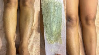 Full LEGS WAXING LEG WAX करना सीखें बिल्कुल आसान तरीक़े सेHow to do leg Waxing legwaxing ricawax [upl. by Novaat]