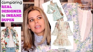 Unbelievable Designer Dupes  GUCCI ZIMMERMANN etc [upl. by Yrehcaz]